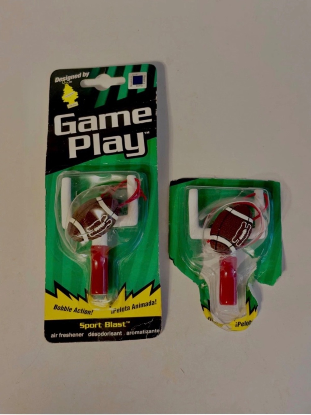 Car Air Freshener Little Trees Game Play Sport Blast Scent Football Bobble Y2K